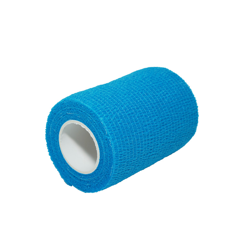 Blauw zelfklevend verband